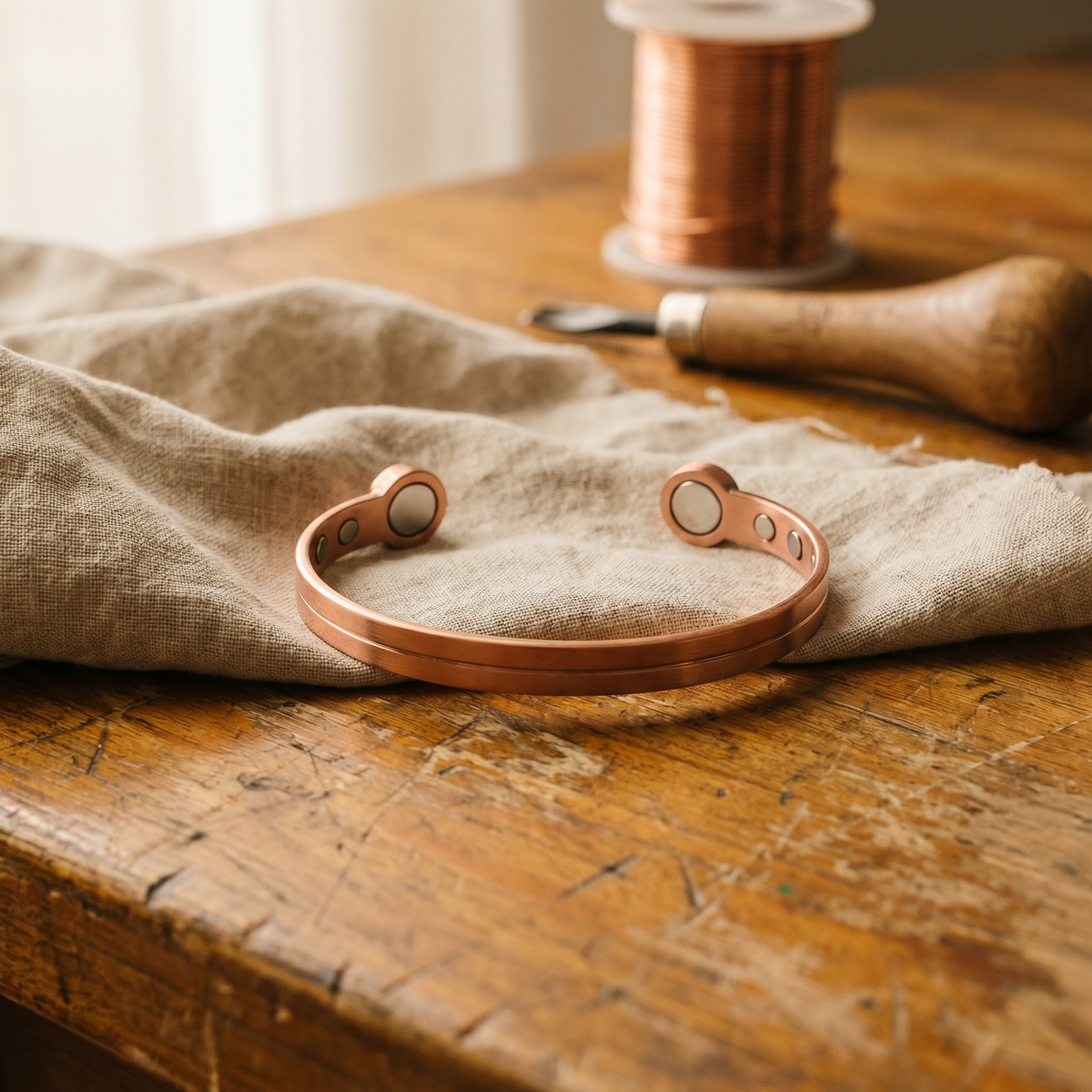 Pulsera de cobre