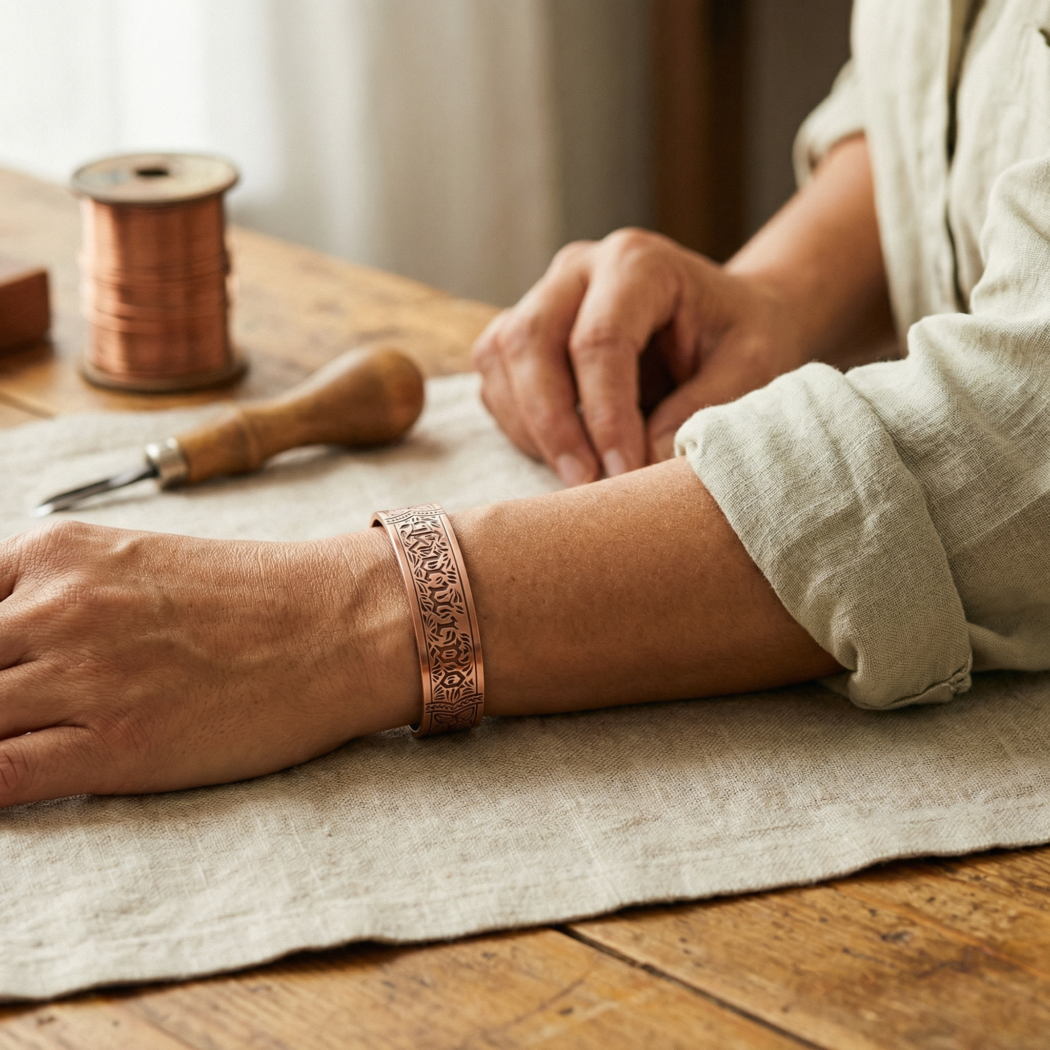Pulsera de cobre Sutil